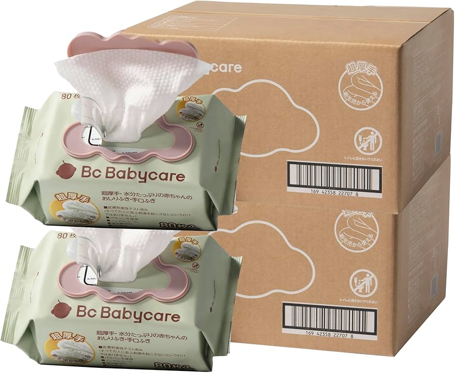 Amazon.co.jp: 【bc babycare】 おしりふき 1920枚（ 80枚入× 24パック