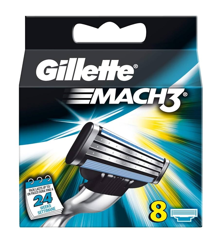 Gillette Mach3 Turbo 替え刃 8個入 12箱セットになります Gillette