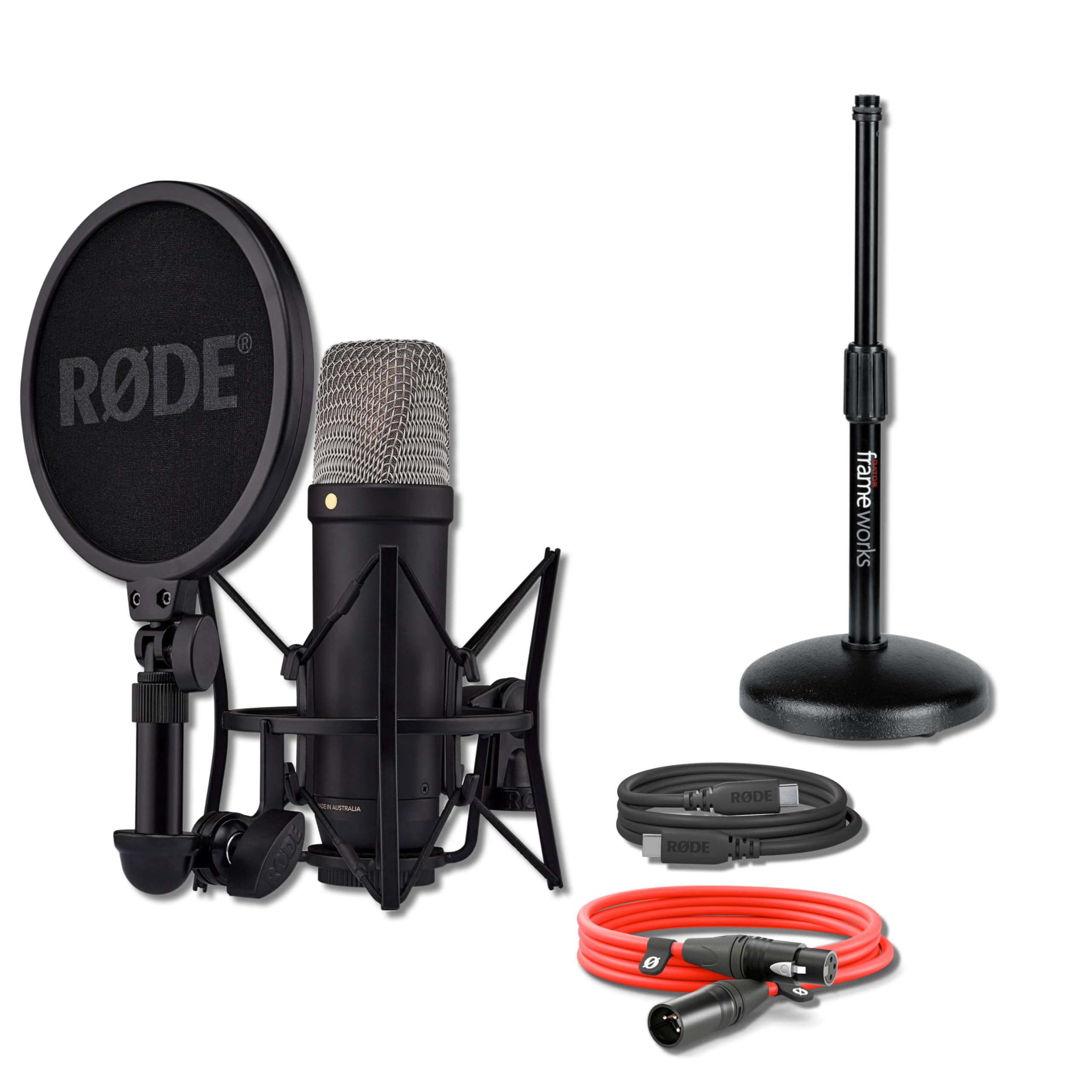 Amazon.com: Rode NT1 5th Generation Condenser Microphone (Black