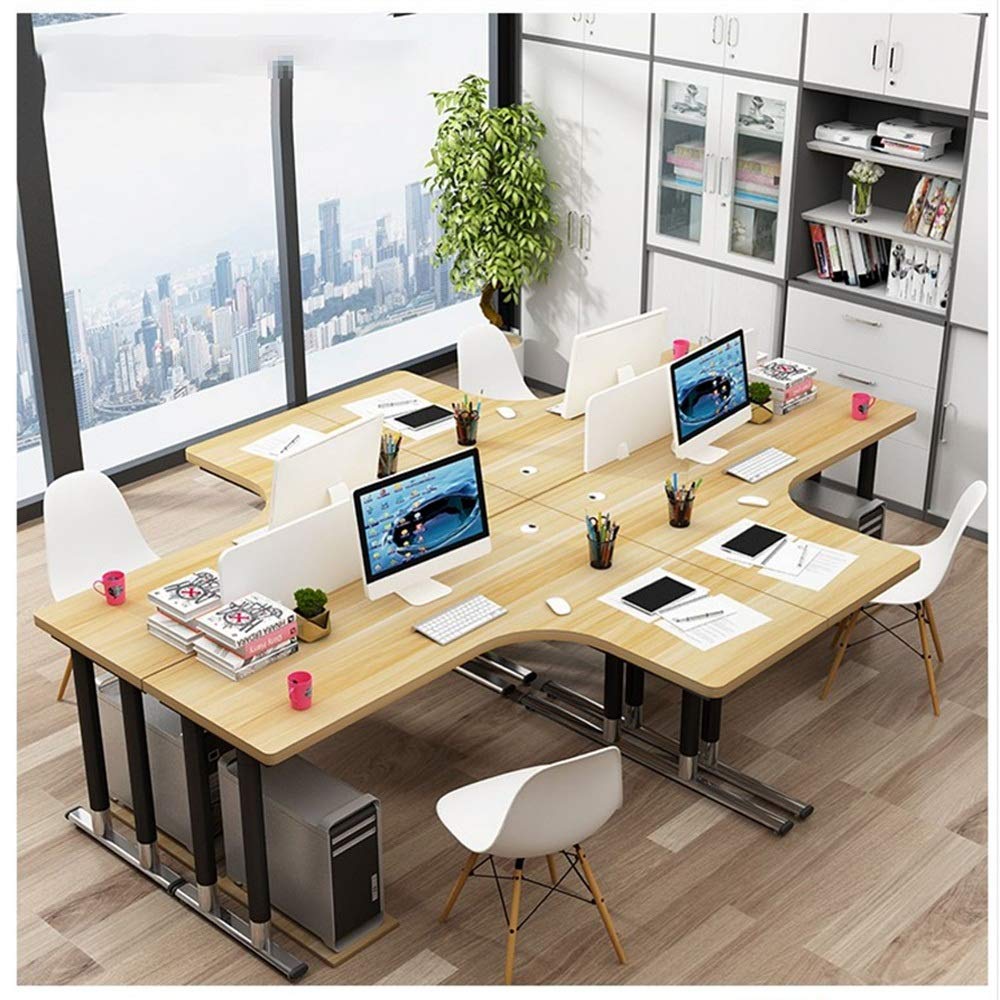 Amazon | 木製コーナーデスクL字型パソコンデスクオフィスデスク