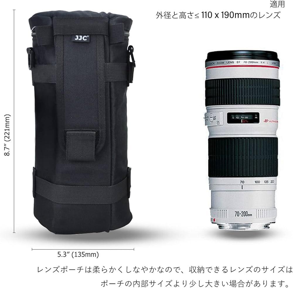 Amazon | JJC レンズポーチ 交換レンズ収納ケース レンズバッグ Canon