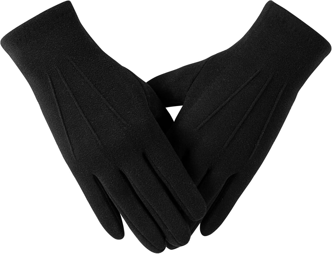 alqqas Winter Womens Cashmere Gloves With Finger Touchscreen