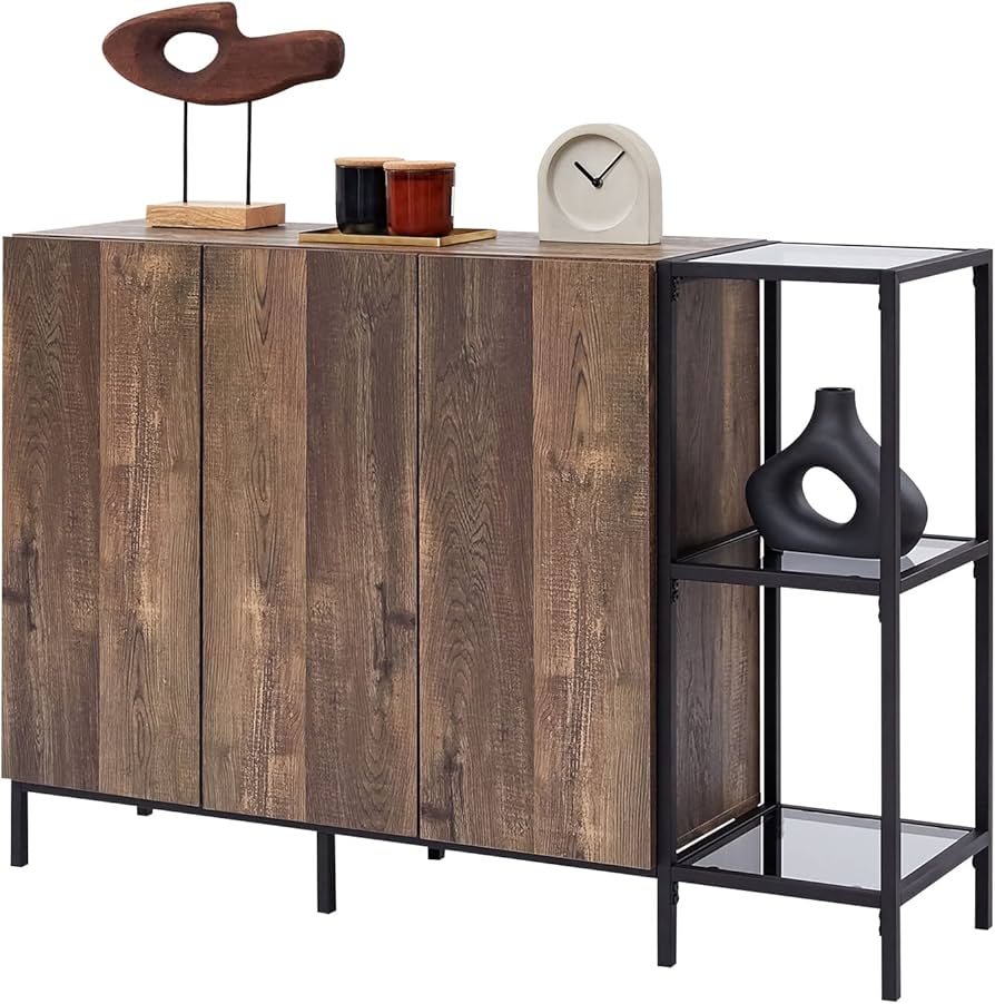 Amazon.co.jp: LOWYA ロウヤ リビングボード 収納 チェスト