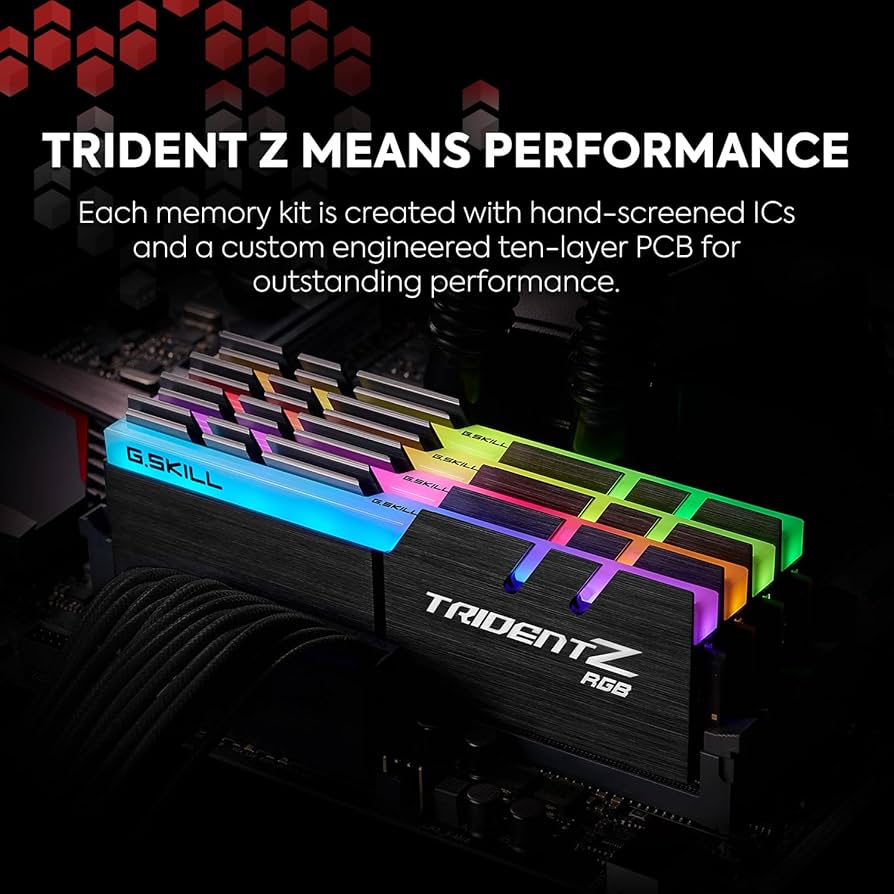 G.SKILL Trident Z RGB Series DDR4 RAM (XMP) 16GB (2x8GB) 3000MT/s