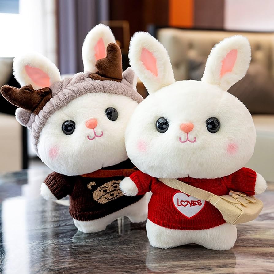 Amazon.co.jp: ぬいぐるみ ウサギ縫い包み おもちゃ 可愛いウサギ