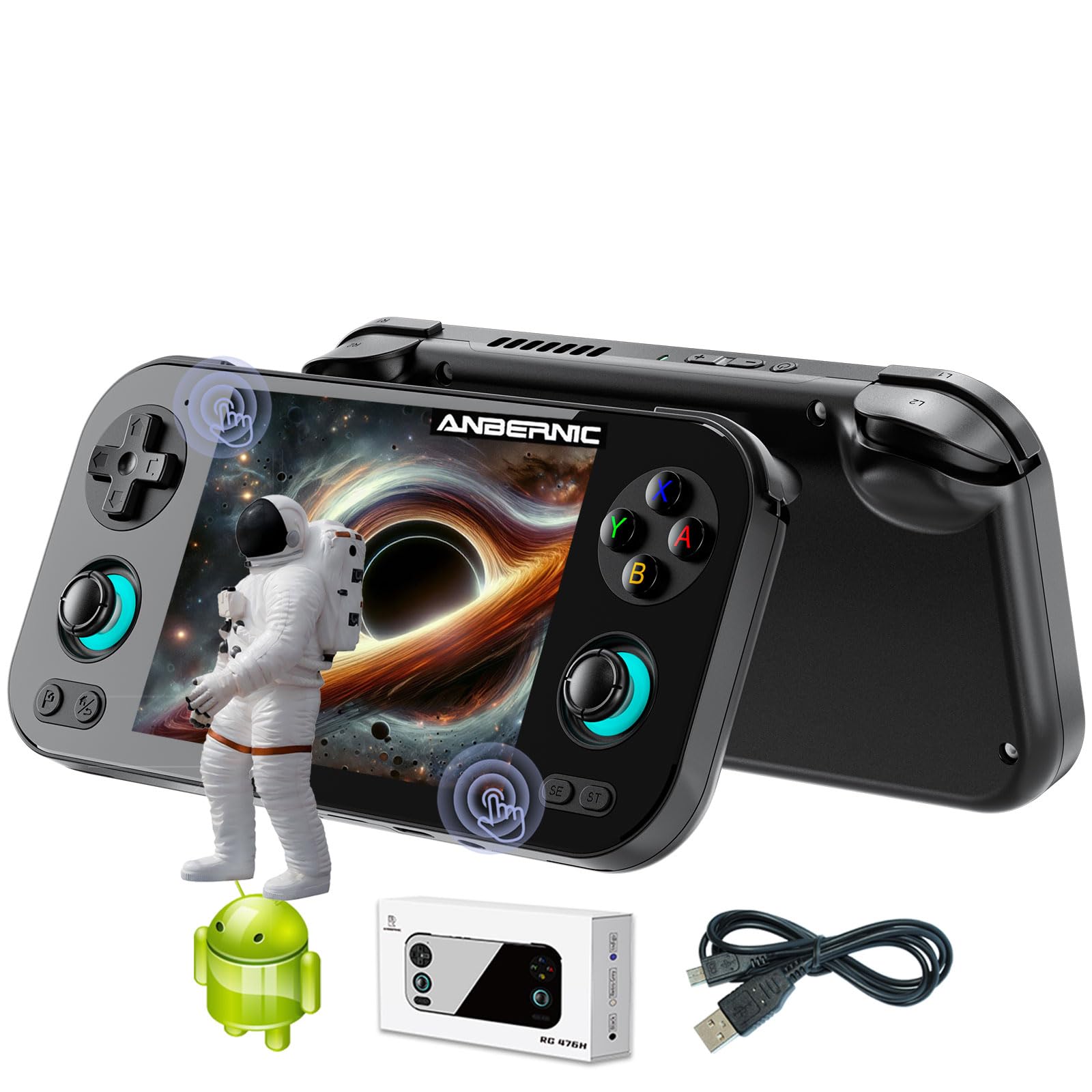 Amazon.com: RG476H Retro Game Console Android 13 System Unisoc