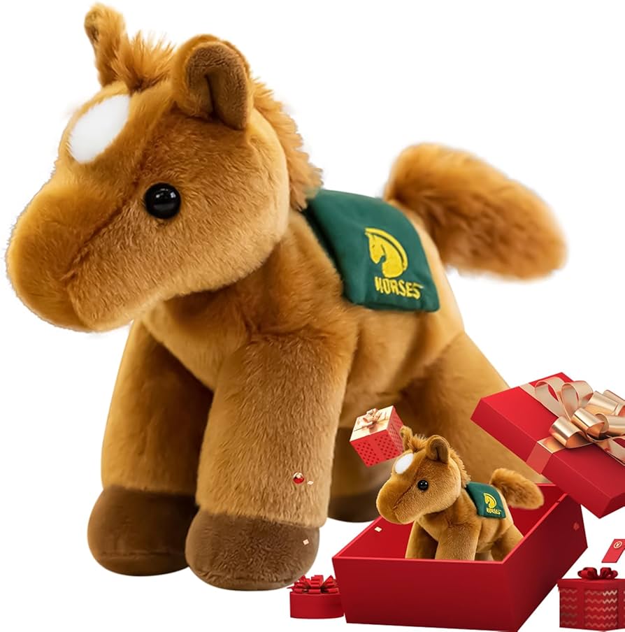 Amazon.co.jp: 21cm 干支馬ぬいぐるみ - 2026 年馬年特別デザイン吉祥