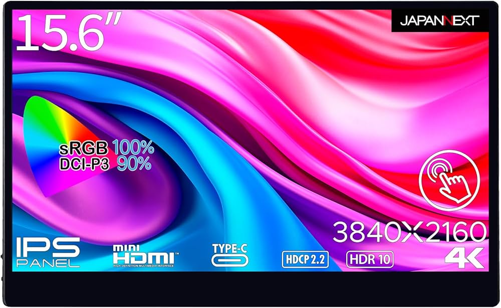 Amazon.co.jp: JAPANNEXT 15.6インチ モバイルモニター IPS パネル 4K