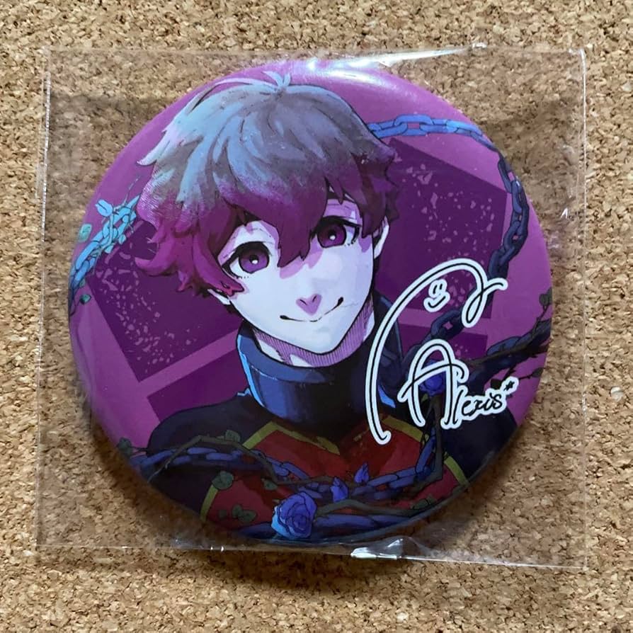 Amazon.co.jp: ブルー アレクシス ネス 原作缶バッジ : おもちゃ