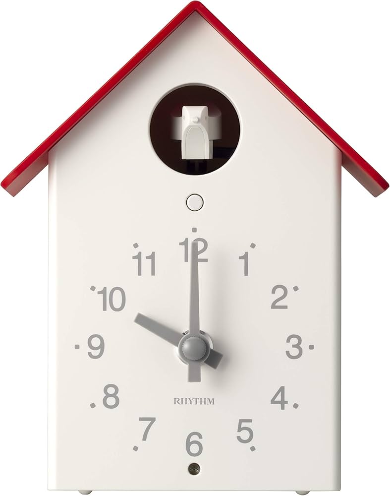 Amazon.co.jp: リズム(RHYTHM) 置き時計 掛け時計 兼用 ふいごカッコー
