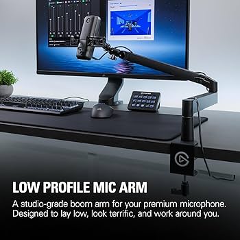 Amazon.com: Elgato Wave Mic Arm LP - Premium Low Profile