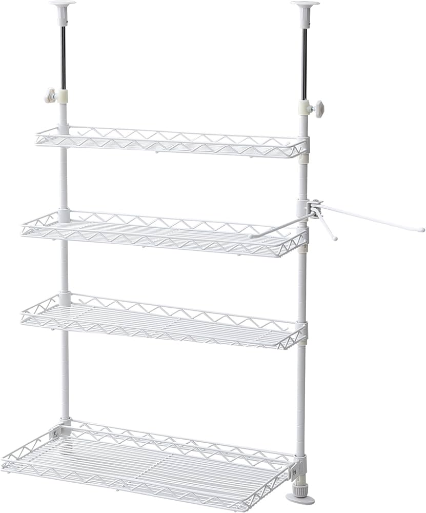 Amazon｜山善(YAMAZEN) キッチンラック 突っ張り 幅45×奥行21.5×高さ72