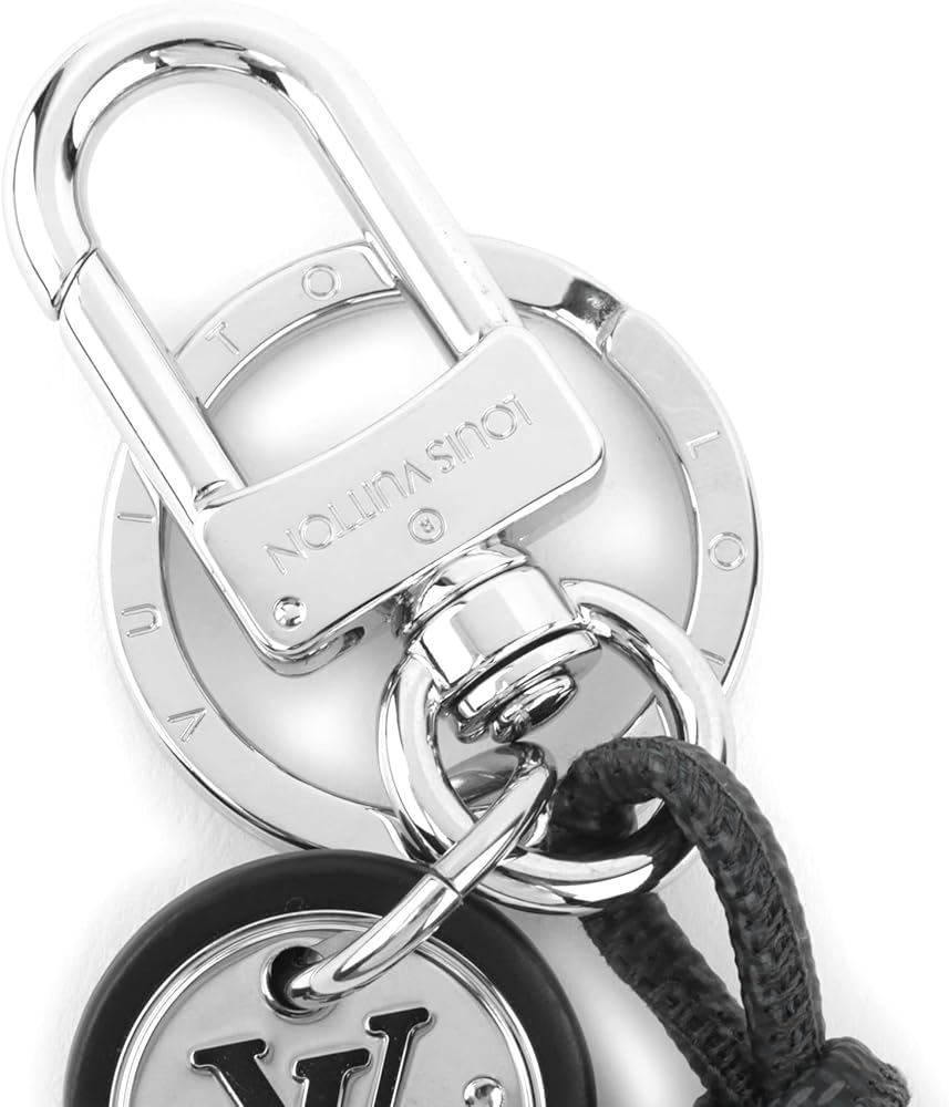 Amazon.co.jp: Louis Vuitton M67224 Key Chain, Leather Rope, Black