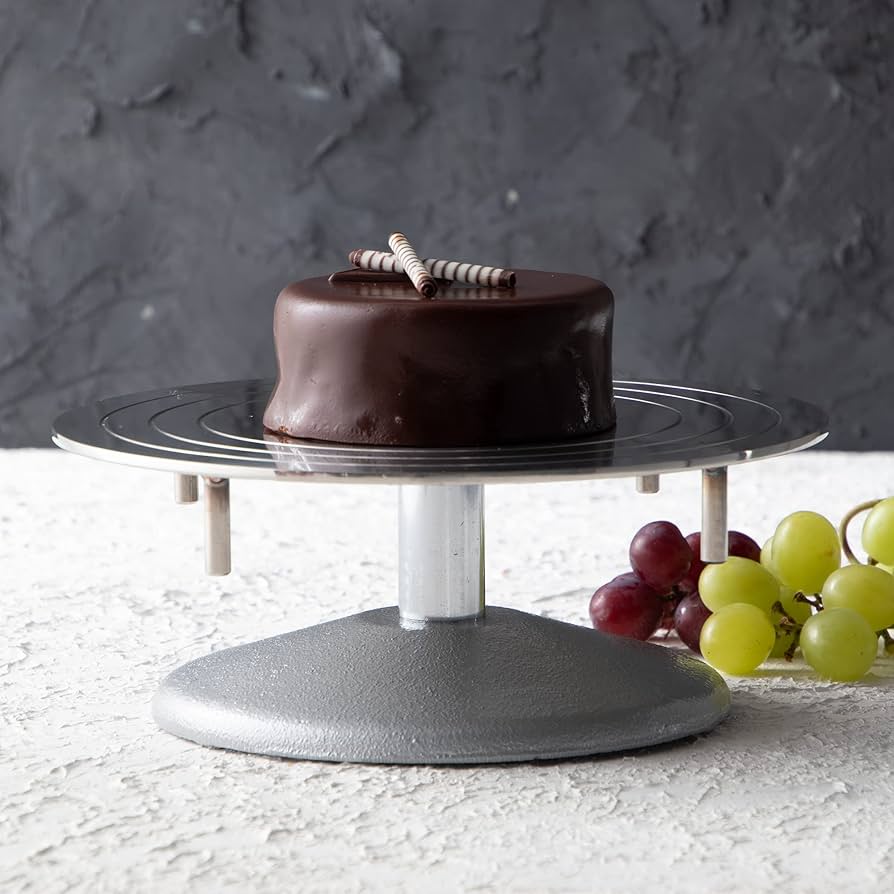 Amazon｜遠藤商事 業務用 デコ回転台 30cm 本体18-8ステンレス 土台