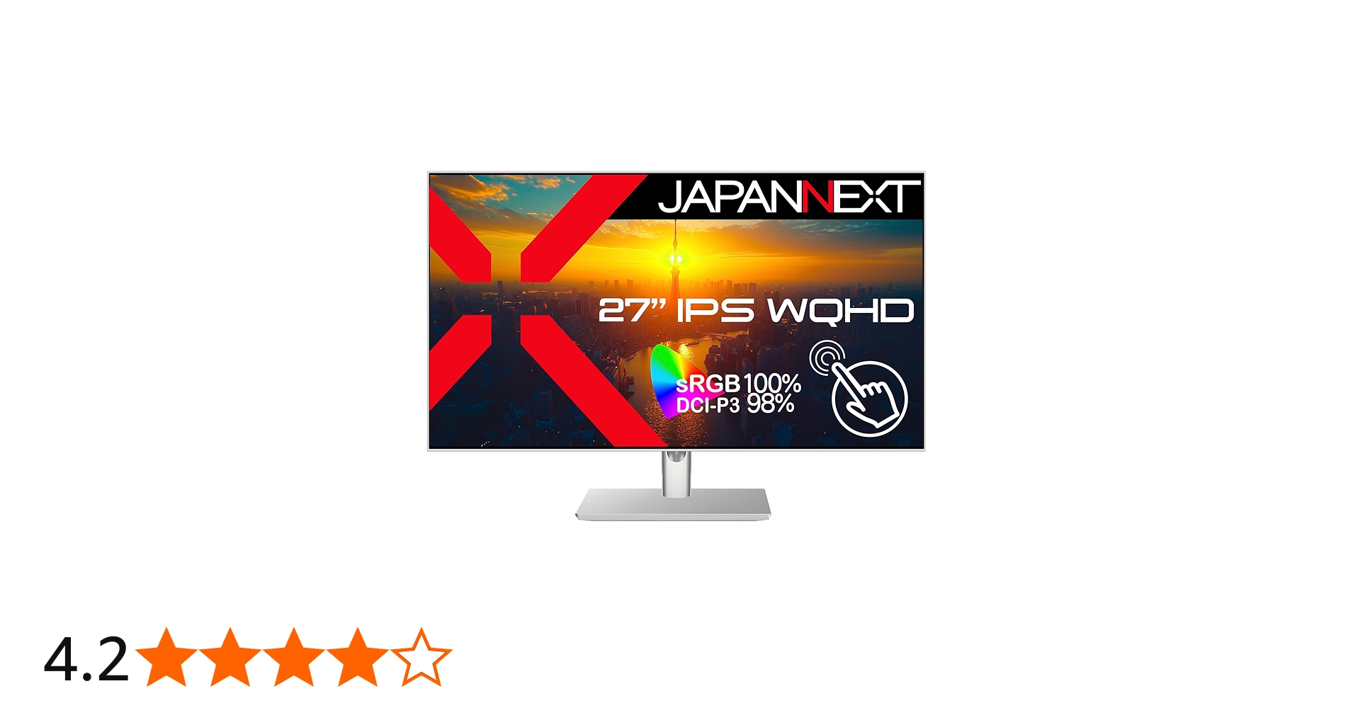 Amazon.co.jp: JAPANNEXT 27インチ モニター WQHD 2560x1440解像度 IPS