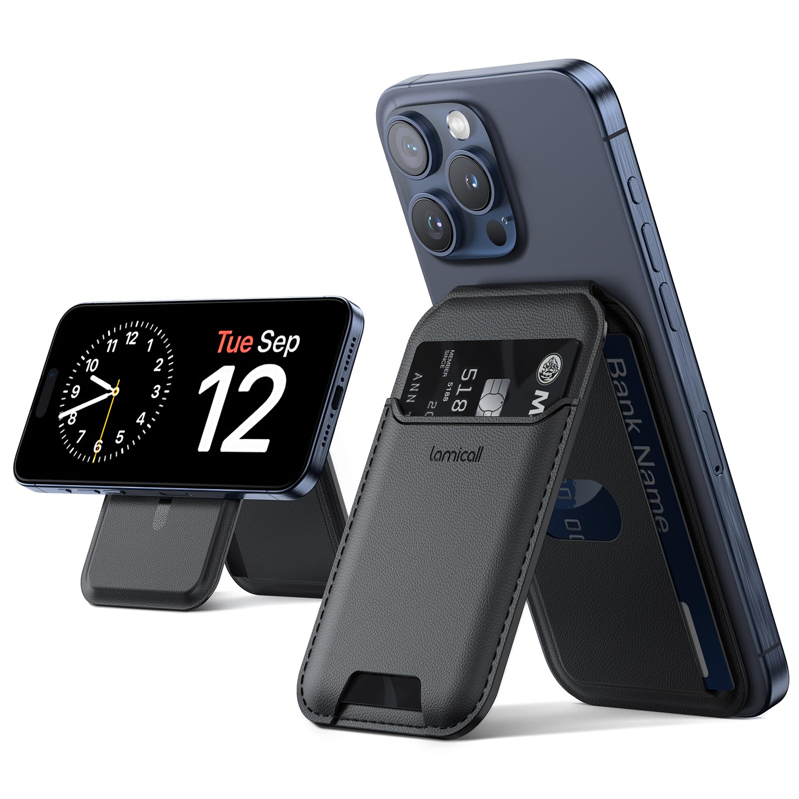 Amazon.co.jp: [Lamicall] 重さ改良 MagSafe対応 カード ケース スマホ