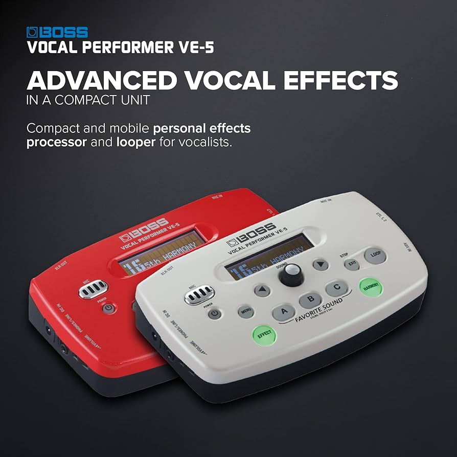 Amazon | BOSS(ボス) Vocal Performer VE-5-RD | エフェクター