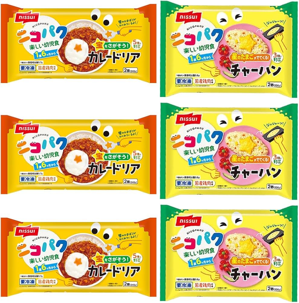 Amazon.co.jp: ニコパク カレードリア3パック、チャーハン3パック