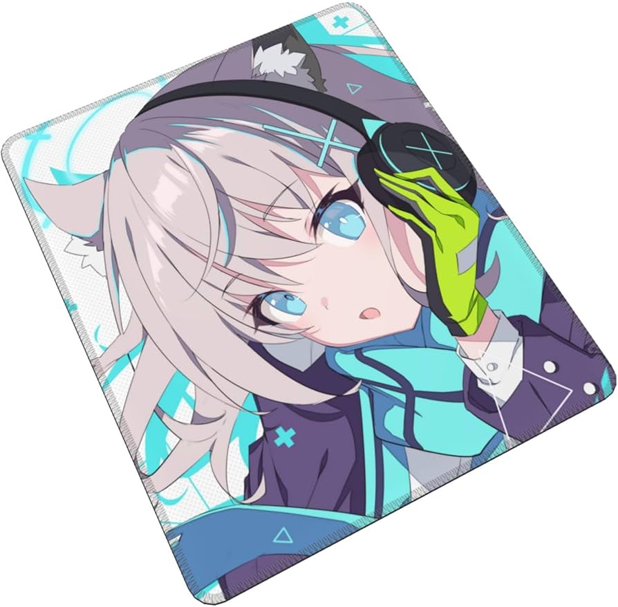 Amazon.co.jp: マウスパッド シロコちゃん ブルアカ 小型 低反発 人間