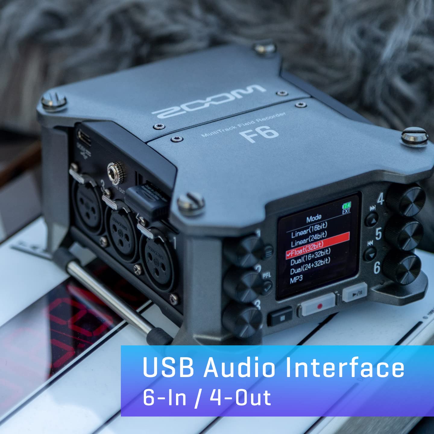 Amazon.com: F6 Multitrack Field Recorder : Musical Instruments