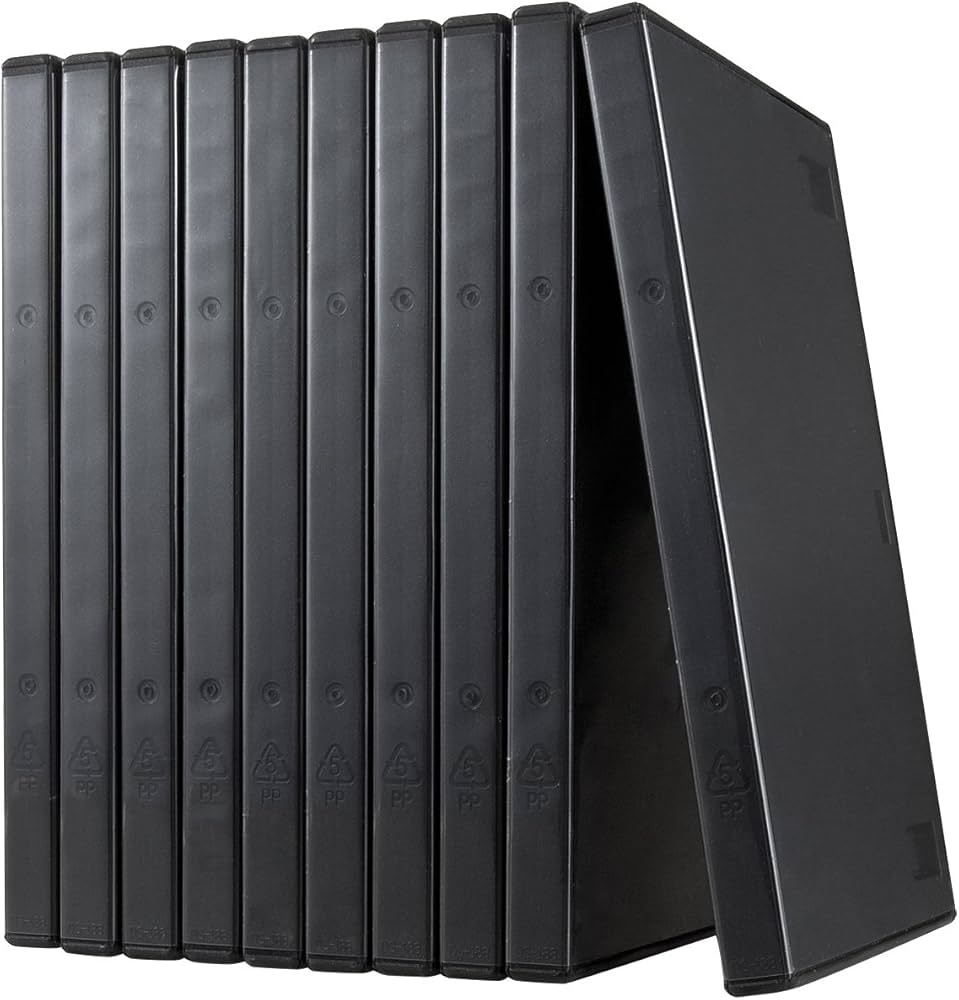 Amazon.co.jp: サンワダイレクト DVDケース 1枚収納 DVDトールケース