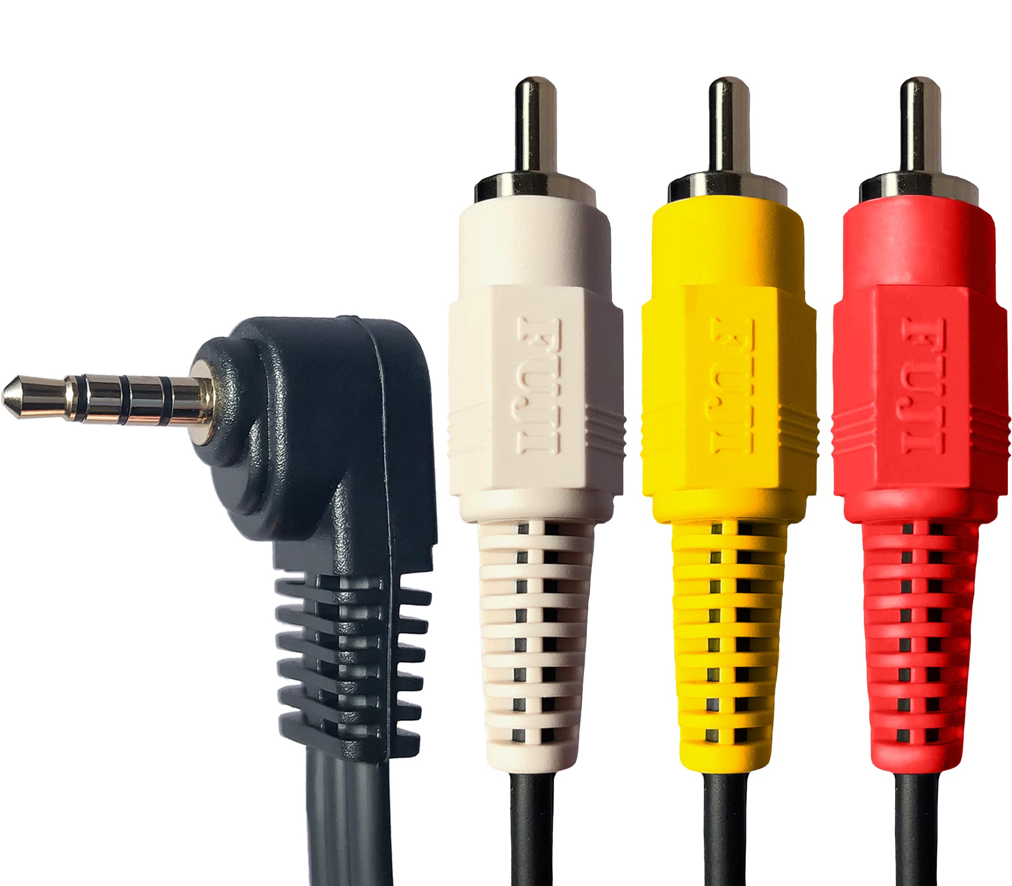 Amazon | フジパーツ AVケーブル RCA(ピンプラグ)×3⇔4極ミニプラグ(L