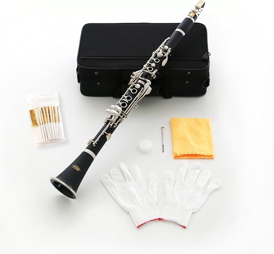 Amazon | クラリネットセット 本体 17キー B♭ ABS樹脂採用 初心者向け