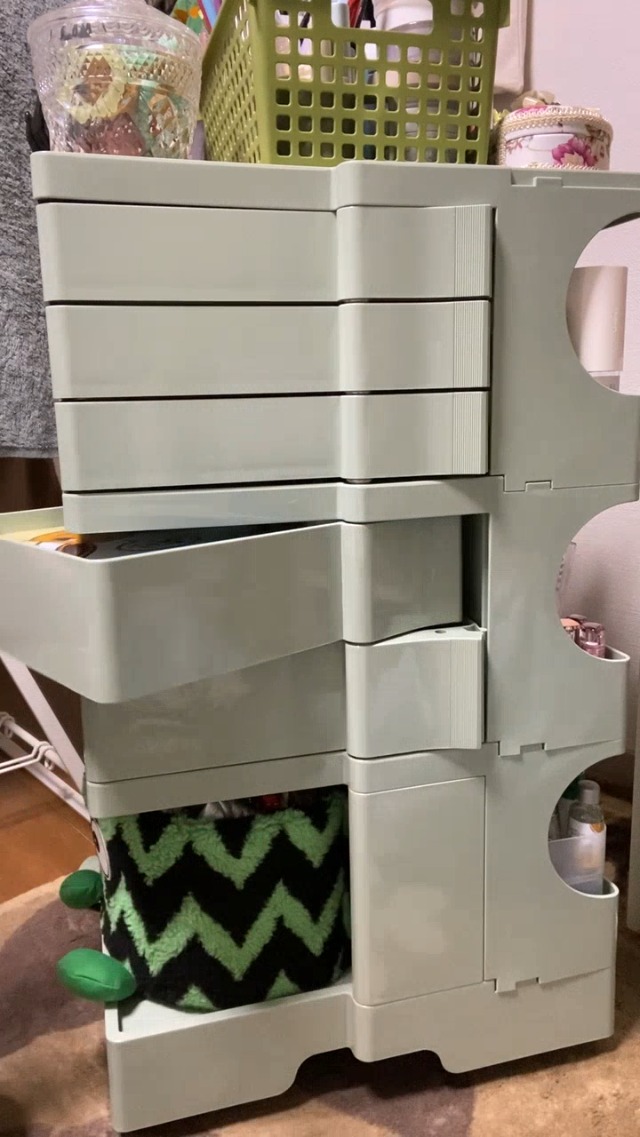 Amazon.co.jp: ボビーワゴン レプリカ 回転式手押し車 2段 3段 5トレイ