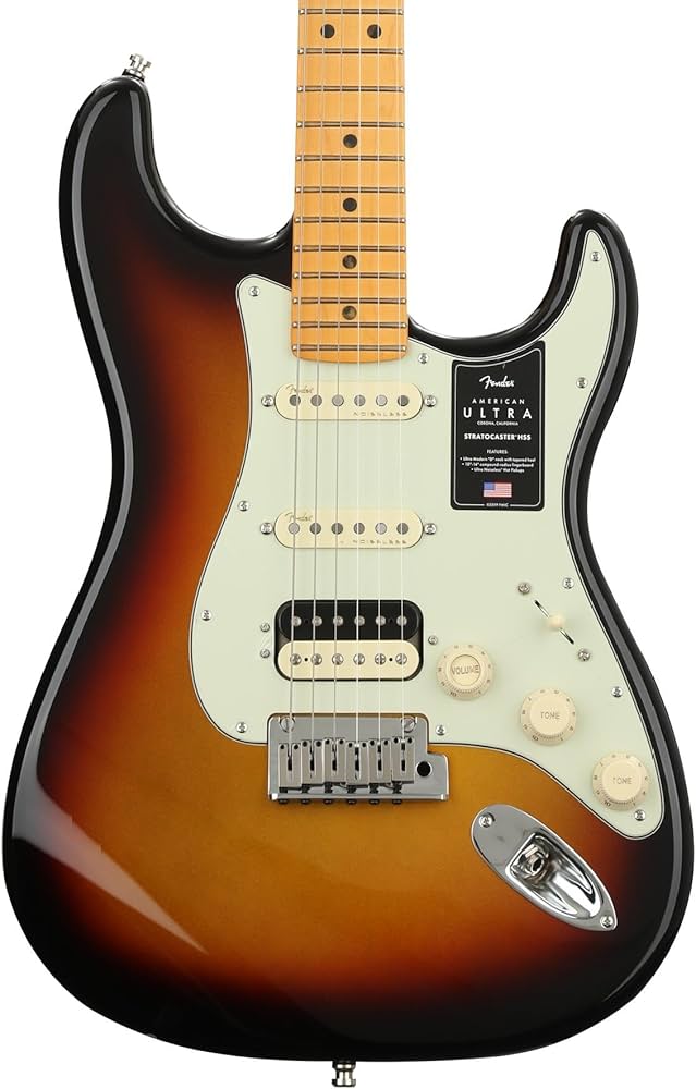 Amazon.com: Fender American Ultra Stratocaster HSS - Ultraburst