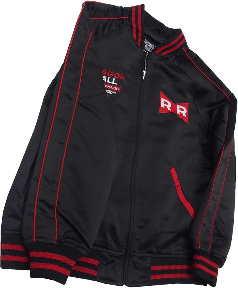 Amazon | ドラゴンボール DRAGON BALL レッドリボン軍 刺繍 スカジャン