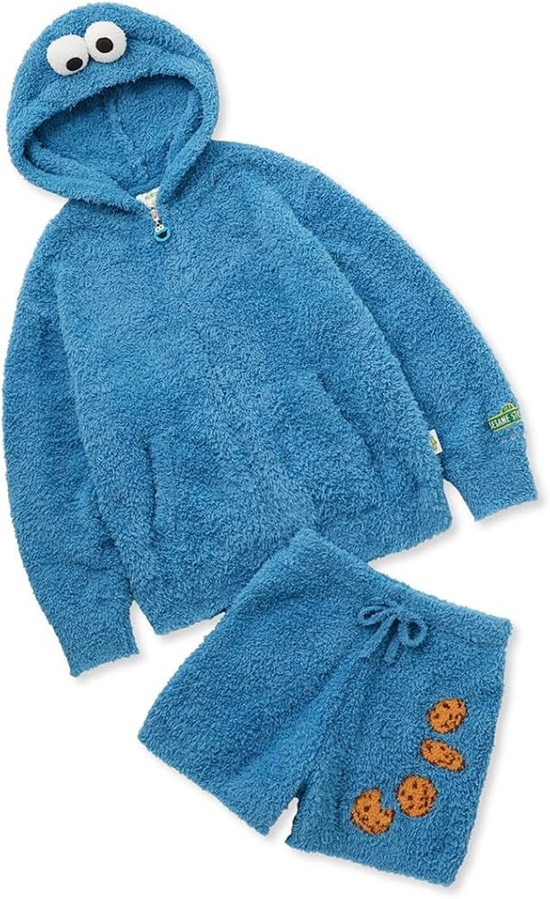 Amazon | [ジェラート ピケ] SESAME STREET クッキーモンスターパーカ