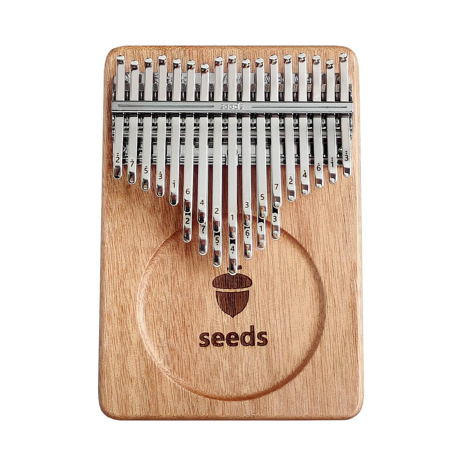 Amazon | seeds カリンバ 21tone 軽量 親指ピアノ 初心者セット (2段式