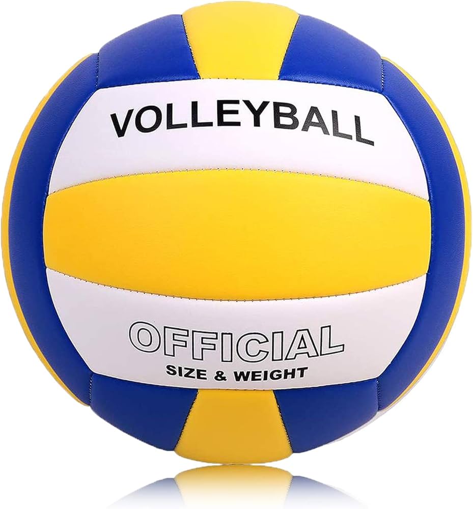 Amazon | Tangrams バレーボール 5号 公式サイズ排球、黄、青、白の3色