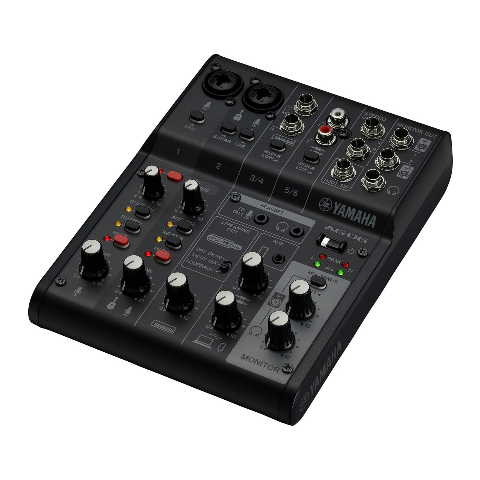 Amazon.com: Yamaha AG06MK2 Black 6-Channel Live Streaming Loopback