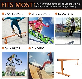 Amazon | MR スケートレール スケートボード スロープグラインドレール