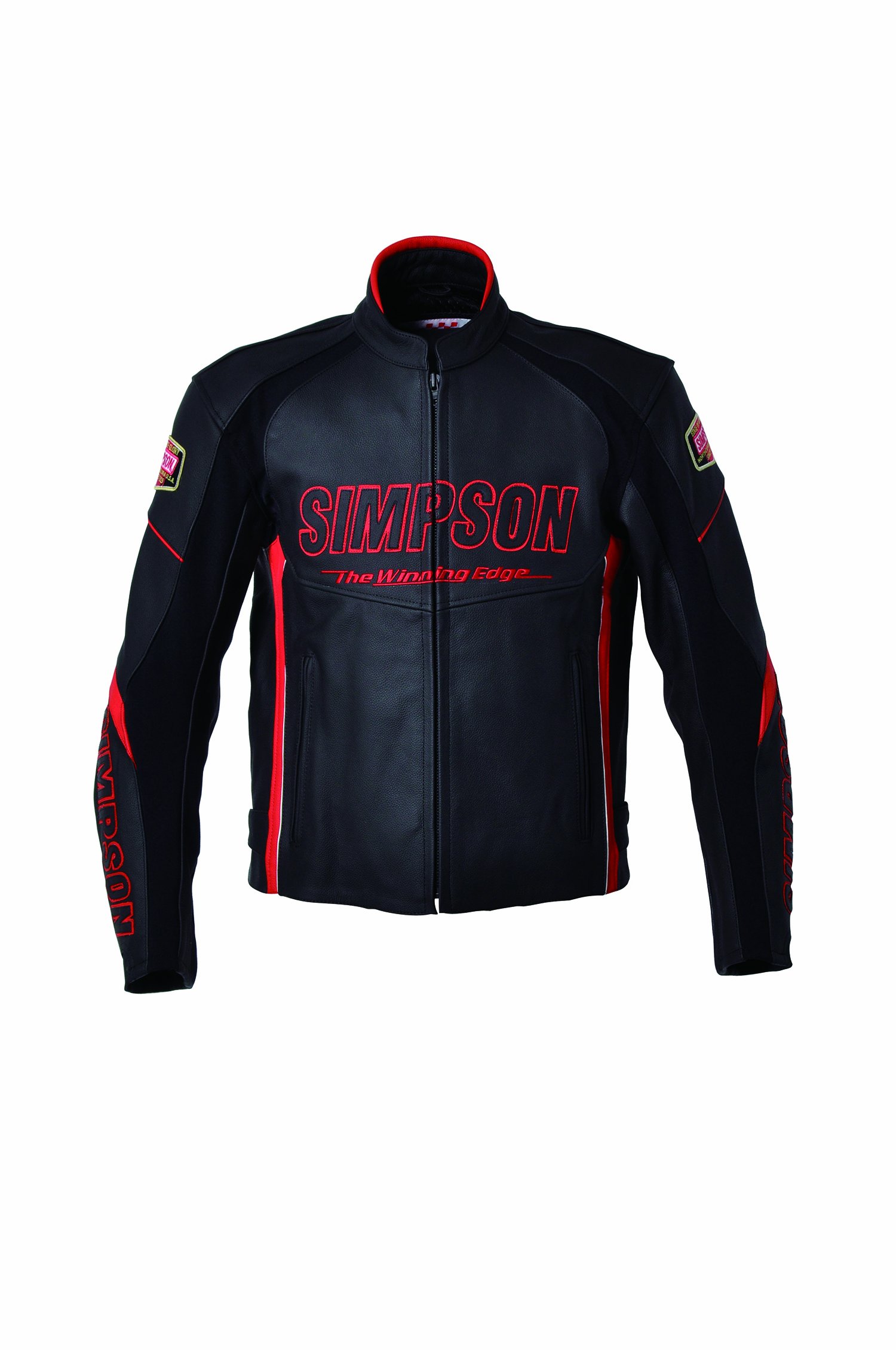 Amazon.co.jp: シンプソン(SIMPSON) レザージャケット RED 3L SLJ-4111