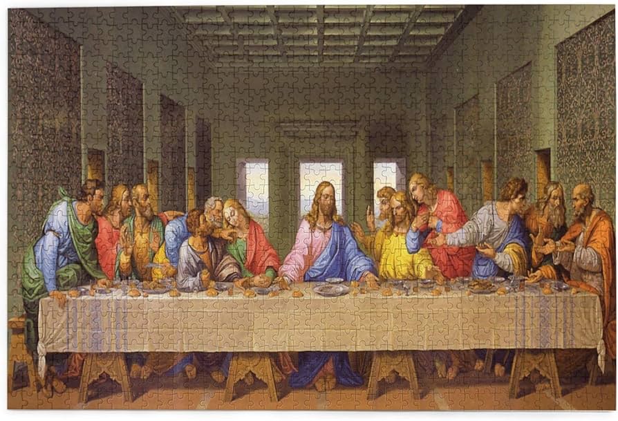 Amazon.co.jp: 最後の晩餐 1000ピースジグソーパズルピースアート