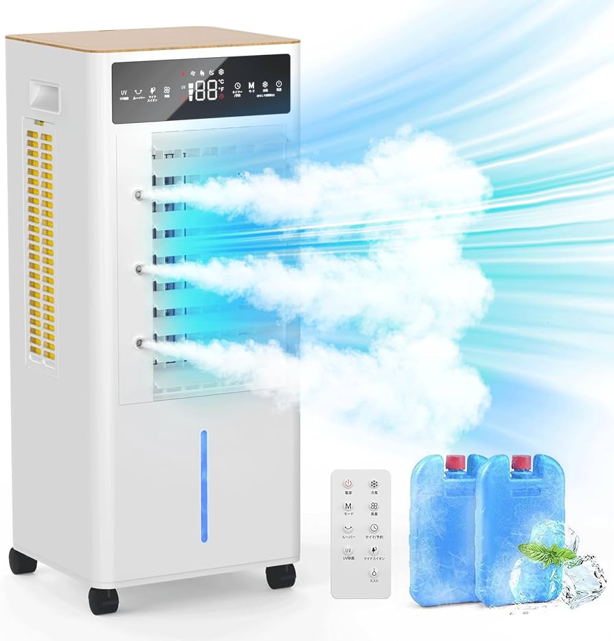 2024年新登場＆12L大容量＆3段階風量切替 冷風機 Amazon.co.jp: