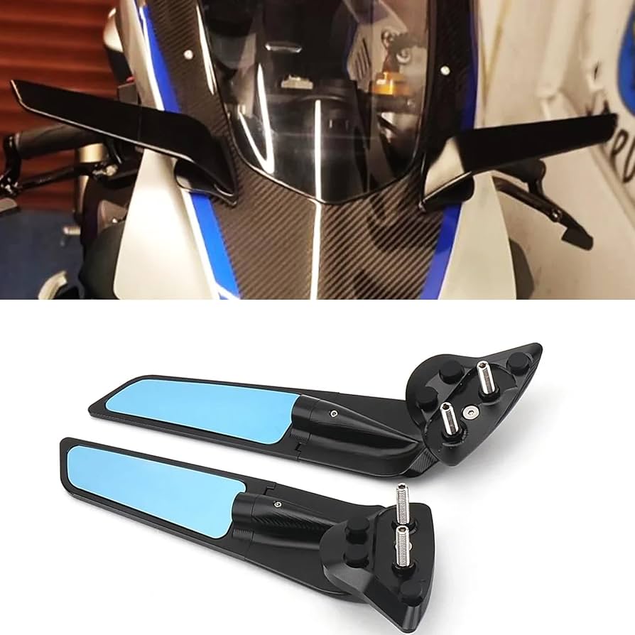 Amazon.co.jp: HUANGCJCJ FOR YZF-R1 YZF-R1M 調整可能なリアミラー