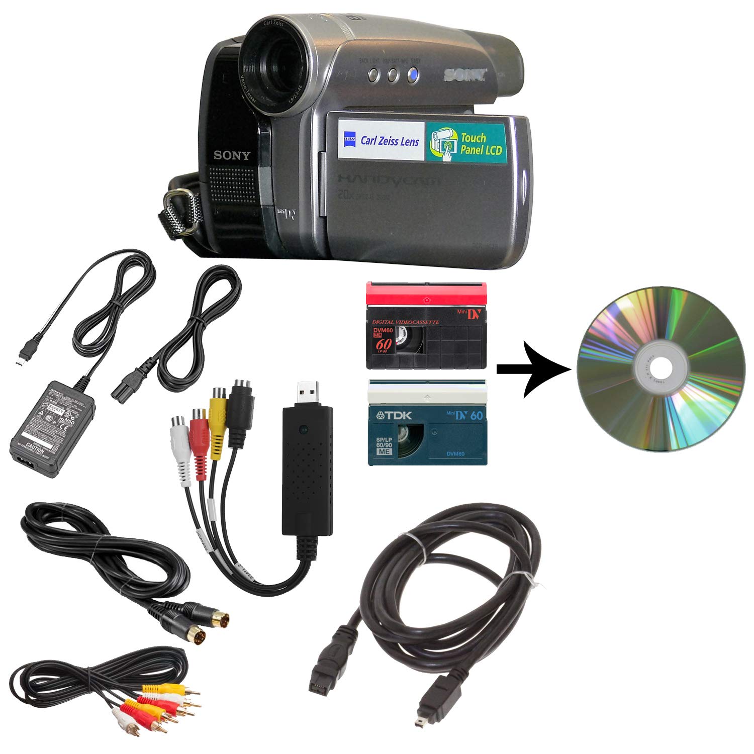 Amazon.com : Sony Camcorder for miniDV Tape Transfer to Computer