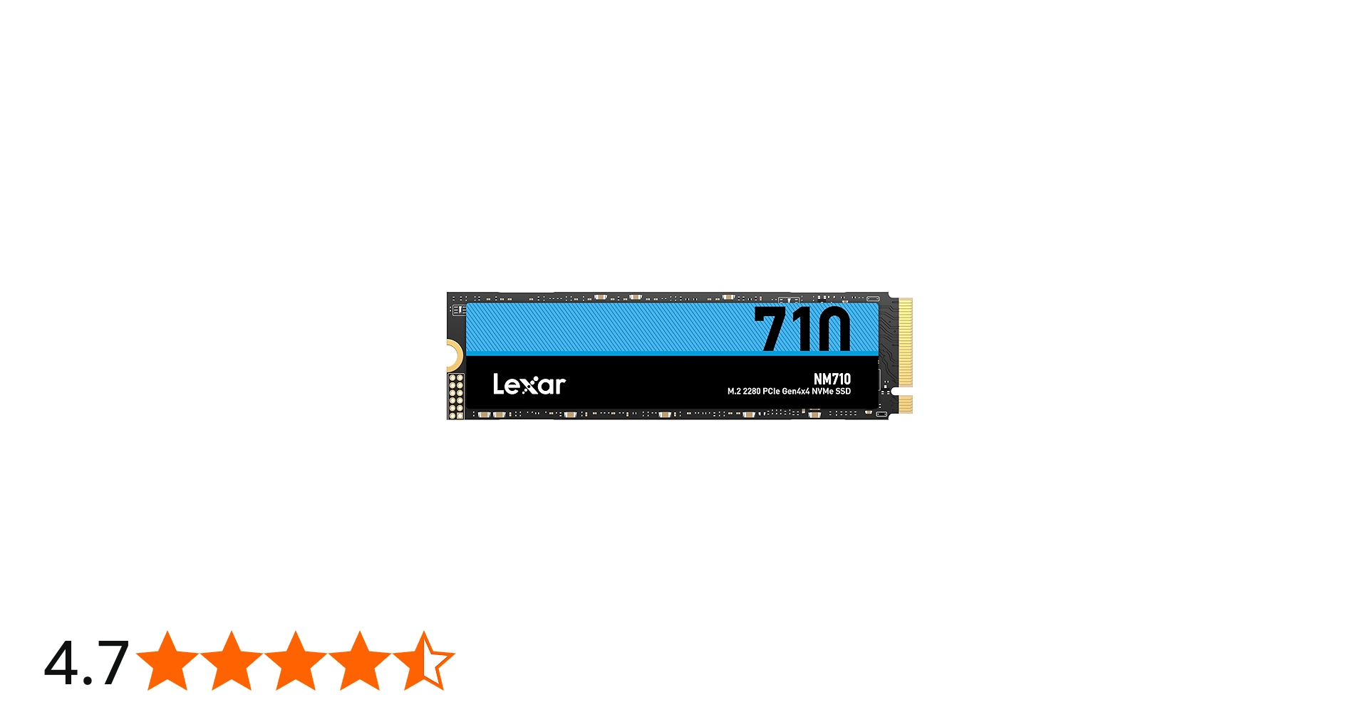 Amazon.co.jp: Lexar 2TB NM710 SSD PCIe Gen4 NVMe M.2 2280 内蔵