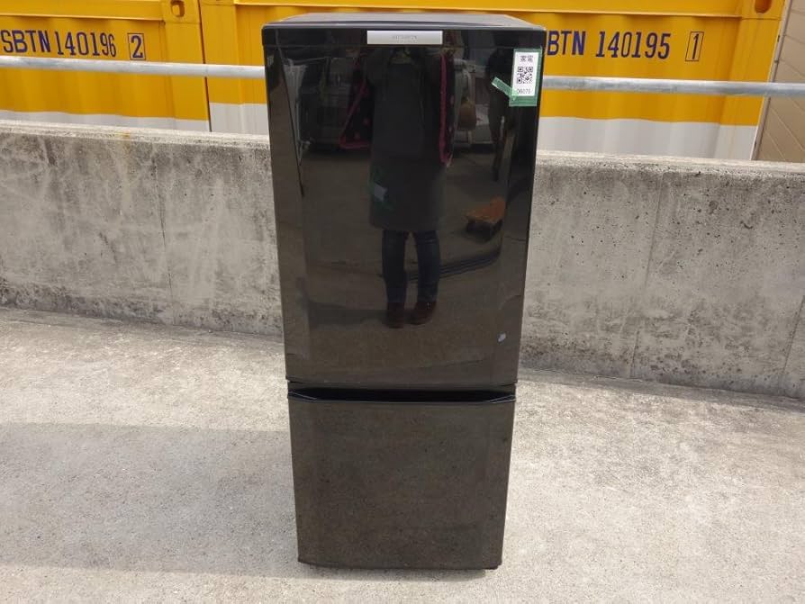 Amazon.co.jp: 三菱 146L 2ドア冷蔵庫（サファイアブラック