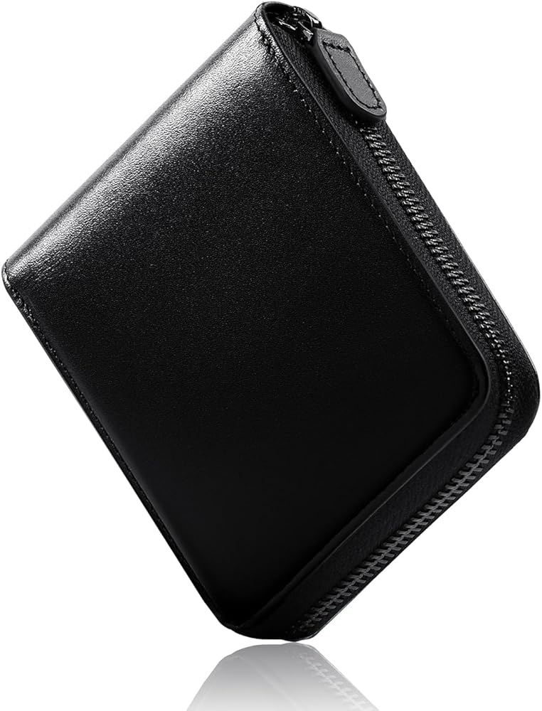 Amazon | 財布 メンズ 2つ折り 日本栃木 レザー 二つ折り財布 YKK