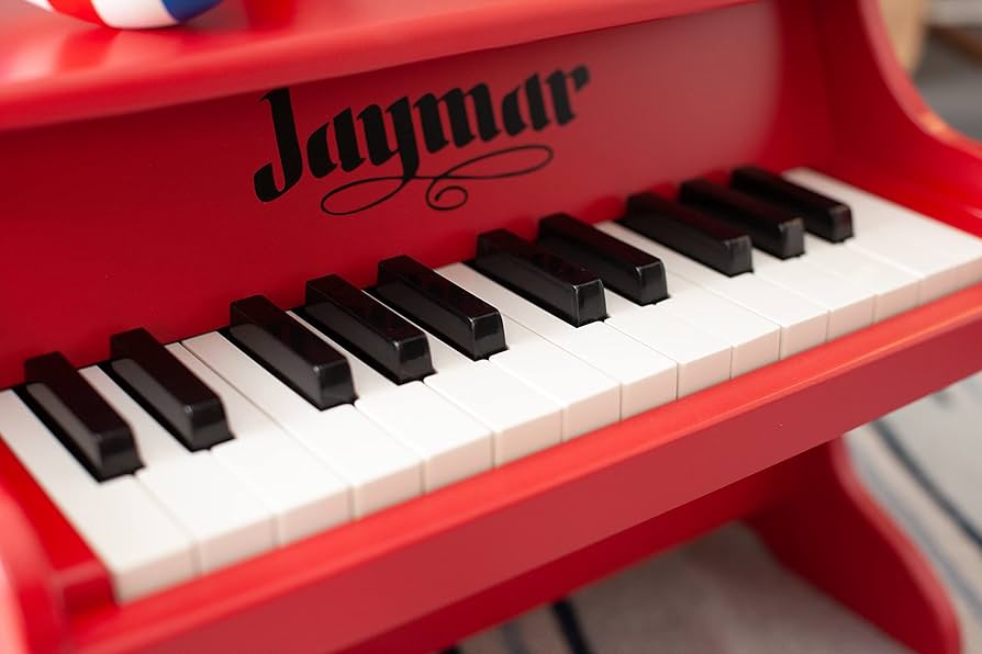 Amazon.co.jp: Jaymar 25キーテーブルトップピアノ - レッドミニ
