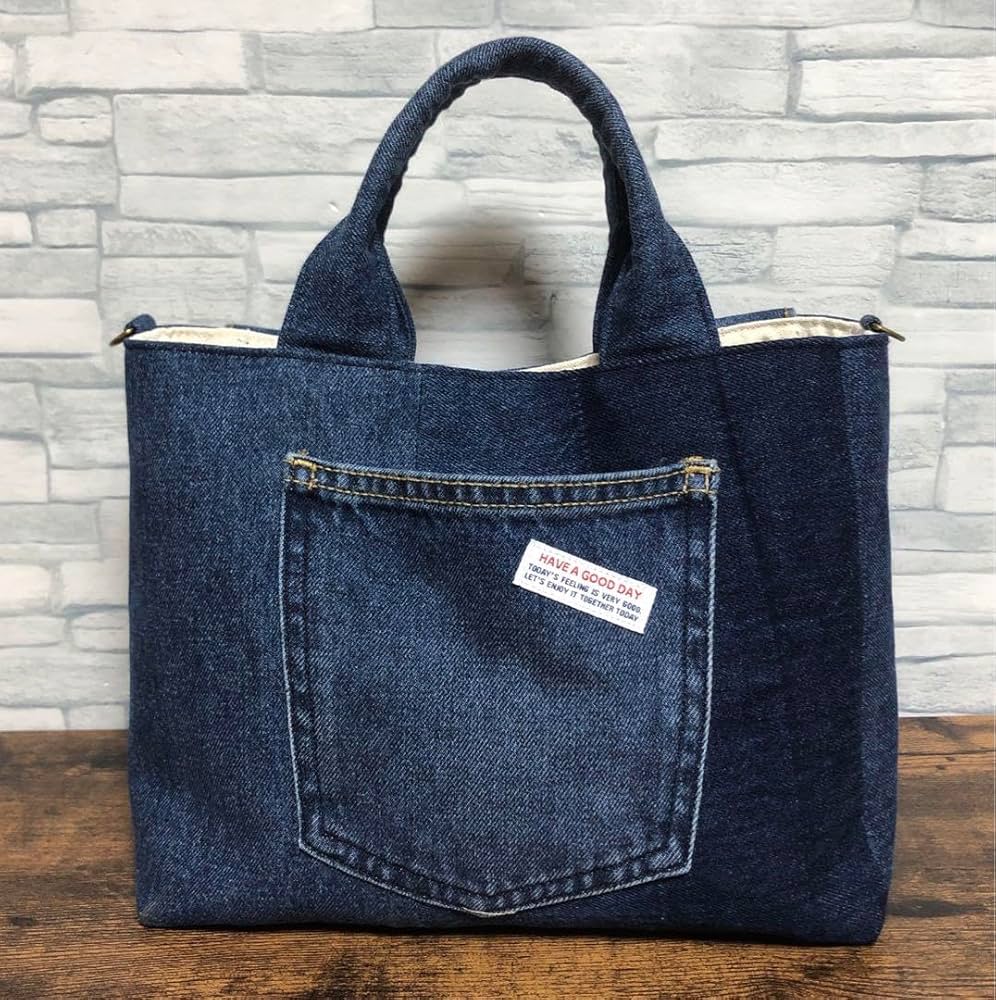 Amazon.co.jp: デニムリメイクオーバーオールトートバッグ : 文房具