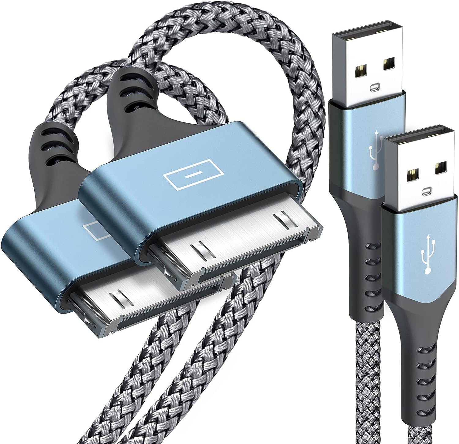 Amazon.co.jp: 30ピン Dockケーブル【2本セット 1m+1m】iPodケーブル