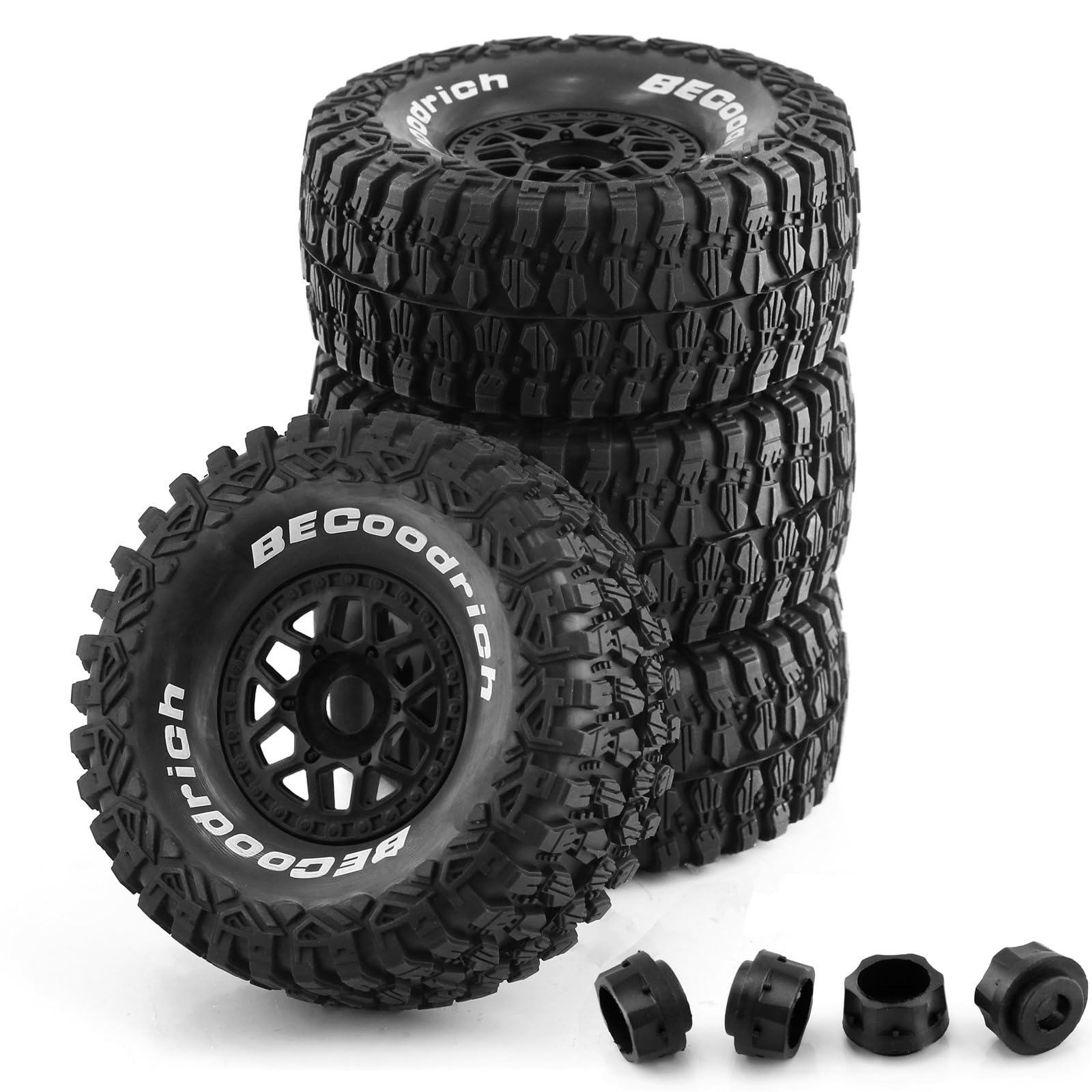 Amazon | Chanmoo 1/7 1/8 RCショートコーストラックバギータイヤと