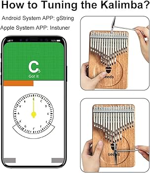 Amazon.com: Seeds Kalimba 41 Keys, Professional Kalimba Thumb