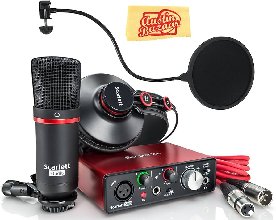 Amazon.com: Focusrite Scarlett Solo Studio USB Audio Interface