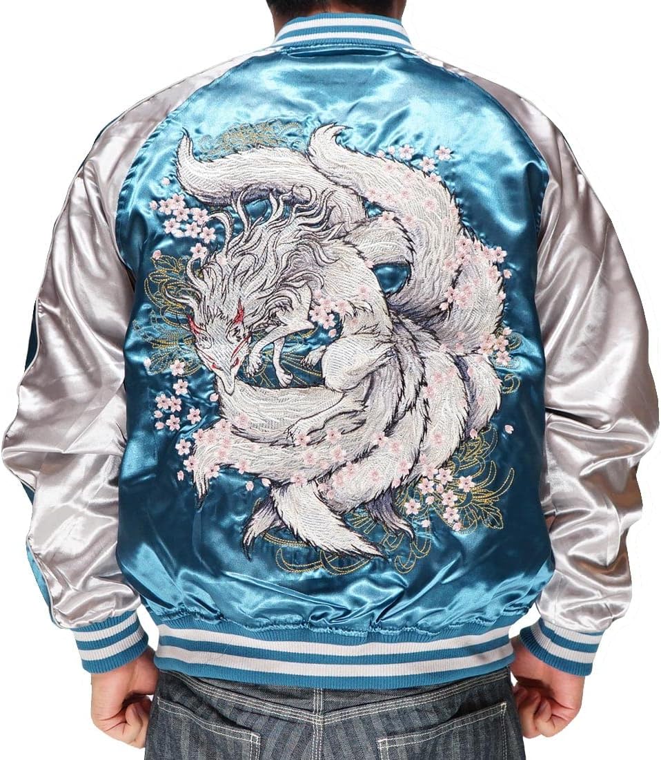 OBORO 大虎 日本限定 スカジャン vintage サテン unisex OBORO 大 虎